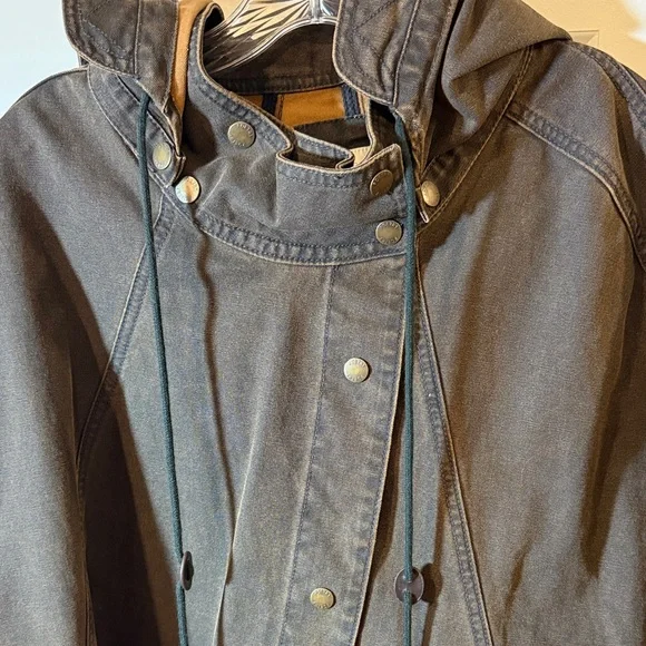 Poetry Dark Brown Hooded Cape Coat/Poncho - Picture 5 of 10